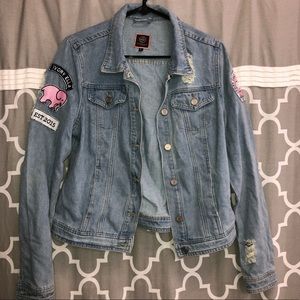 ivory ella jean jacket